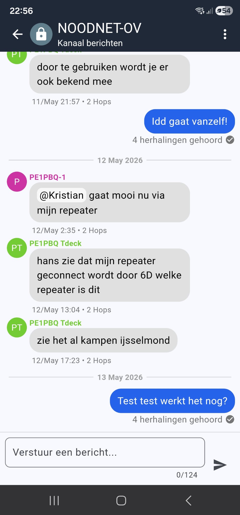 MeshCore NOODNET-OV kanaal